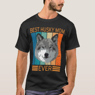 Best Husky Mum Ever Bump Mother Day T-Shirt
