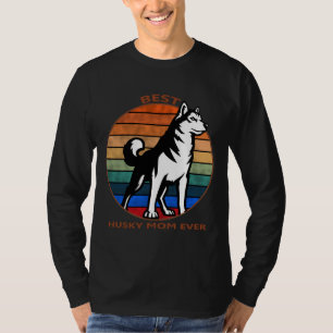 Best Husky Mum Ever Slim Fit Relaxed Fit T-Shirt