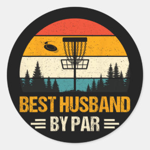 Best Husnd By Par Classic Round Sticker