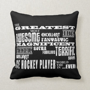 Best Ice Hockey Players Greatest Ice Hockey Player Cushion