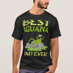 Best Iguana Dad Ever Lizard Pet Father's Day Repti T-Shirt