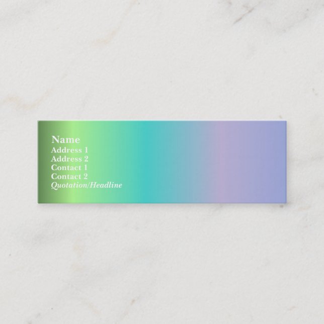 Best in Show Profile Card (Front)