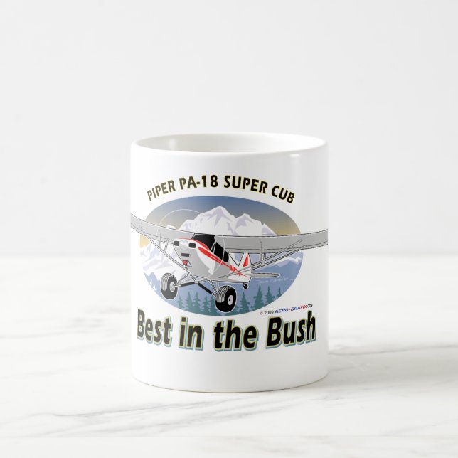 Best in the Bush - Super Cub Coffee Mug (Center)