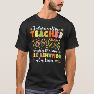 Best Intervention Teacher Intervention Teaching T-Shirt