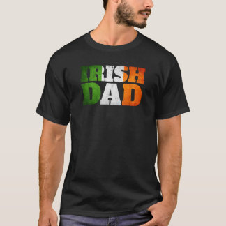 Best Irish Dad Father s Day Grunge Irish Flag T Sh T-Shirt