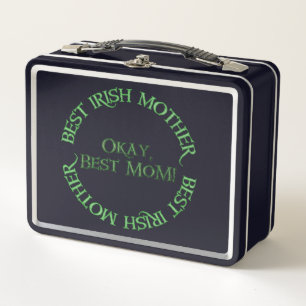 Best Irish Mother black lunchbox