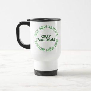 Best Irish Mother white travel mug