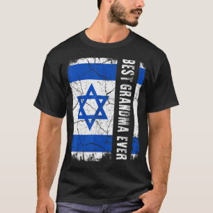 Best Israelis Grandma Ever Israel Flag Mother's Da T-Shirt