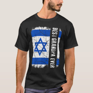 Best Israelis Grandpa Ever Israel Flag Father's Da T-Shirt