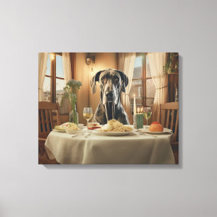 "Best Italian Dinner" Canvas Print
