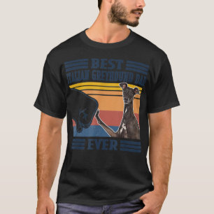 Best Italian Greyhound Dad Ever Father's Day Chris T-Shirt
