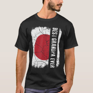 Best Japanese Grandpa Ever Japan Flag Father's Day T-Shirt