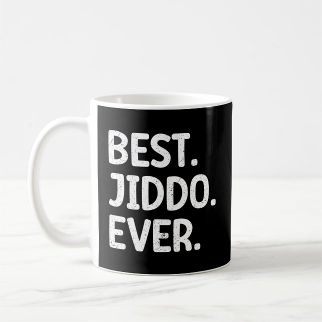 Best Jiddo Ever Jiddo Arab Grandpa Arabic Father'S Coffee Mug (Left)