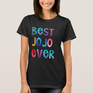 Best Jojo Ever Colourful, Mama Shirt, Mum Gift T-Shirt