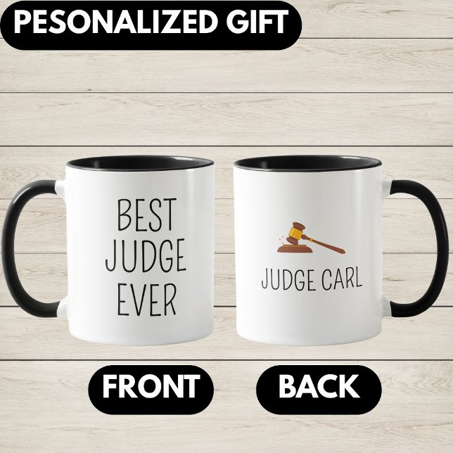Best Judge, Personalised Judge gift, Judge  Mug (Creator Uploaded)