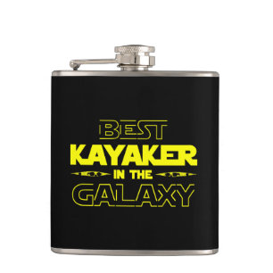 Best Kayaker In The Galaxy Hip Flask