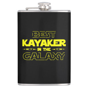 Best Kayaker In The Galaxy Hip Flask