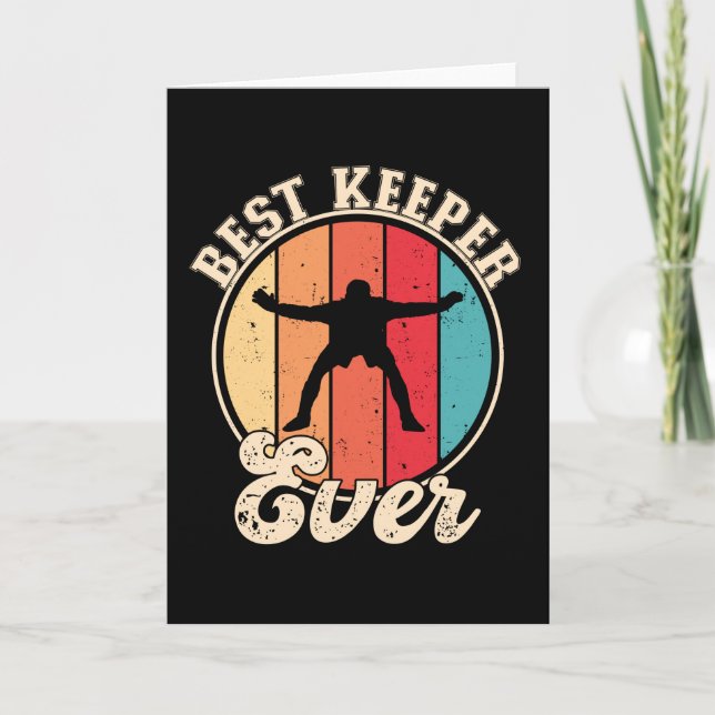 Best Keeper Ever Football Card (Front)
