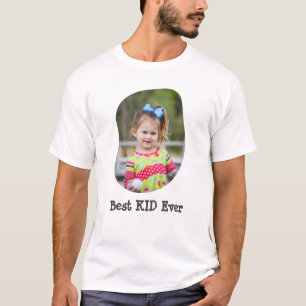 Best KID Ever upload your family photo T-Shirt