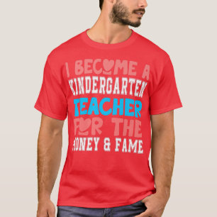 Best Kindergarten Teacher of the Year Teacher Appr T-Shirt