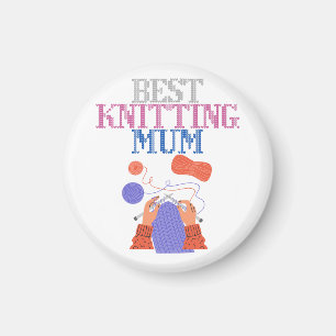 Best knitting mum 01  magnet