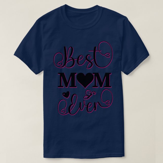 best knitting mum ever 311  T-Shirt (Design Front)