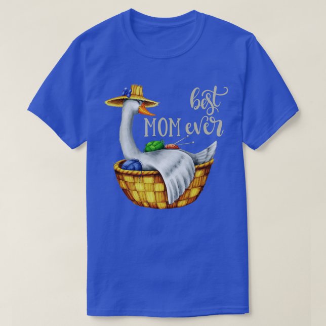 Best Knitting Mum Ever 445  T-Shirt (Design Front)