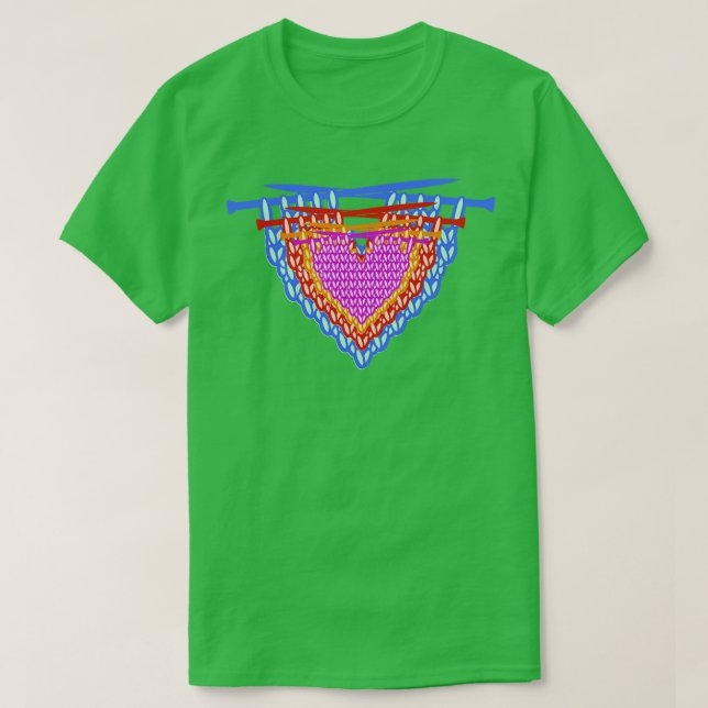 Best knitting mum ever Sticker 7  T-Shirt (Design Front)