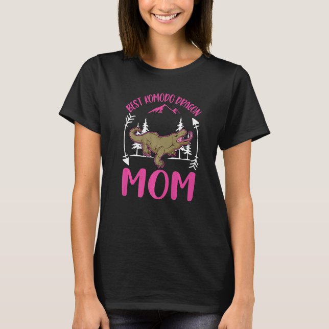 Best Komodo Dragon Mom Ever Monitor Lizard   T-Shirt (Front)
