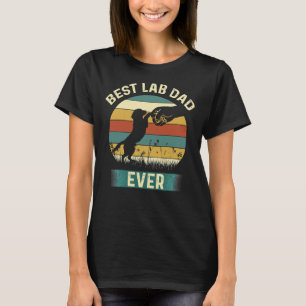 Best Lab Dad Ever Bump Labrador Retriever Dog T-Shirt