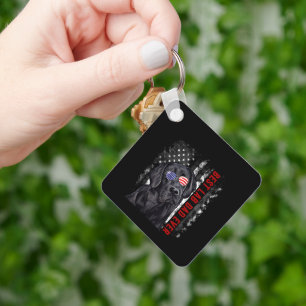 Best Lab Dad Ever Labrador Dog American Flag Fathe Key Ring
