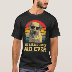 Best Labradoodle Dad Ever Dog Retro Vintage T-Shirt