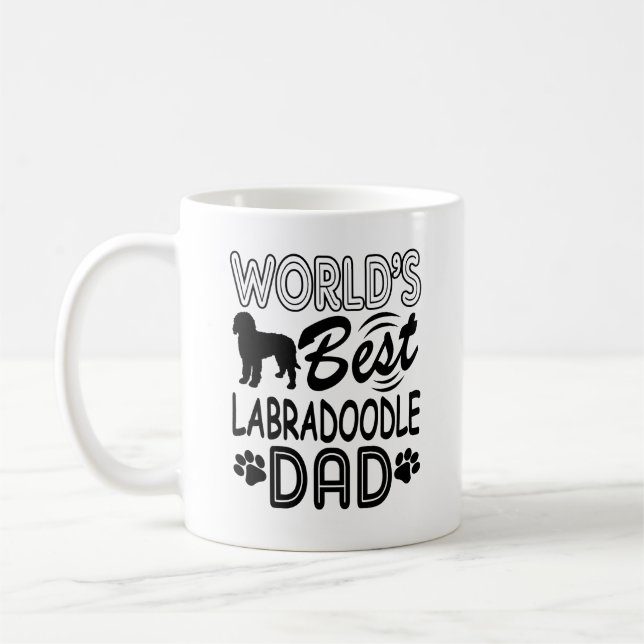 Best Labradoodle Dad Mug (Left)