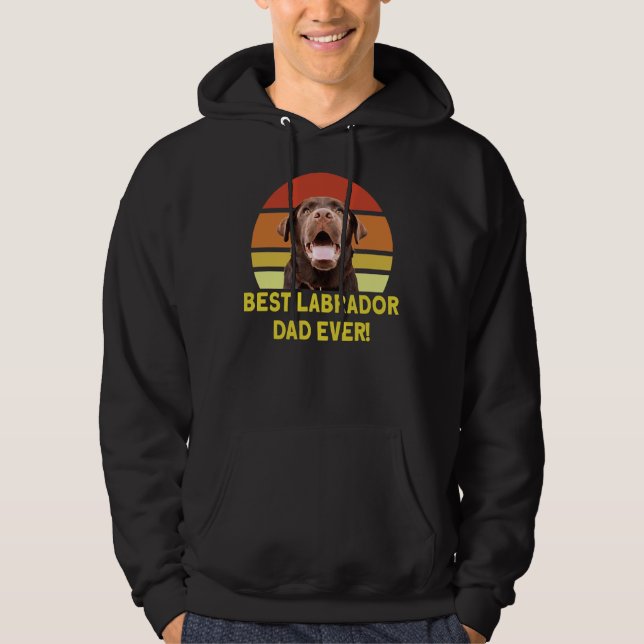 Best Labrador Dad Ever Hoodie (Front)