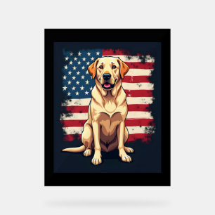 Best Labrador For Men Women Yellow Lab Dog Retriev Acrylic Sign