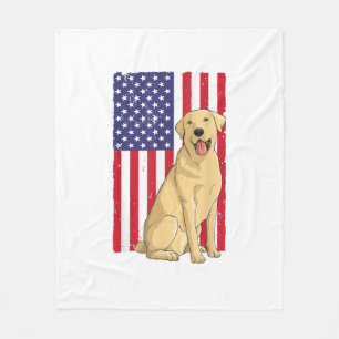 Best Labrador For Men Women Yellow Lab Dog Retriev Fleece Blanket