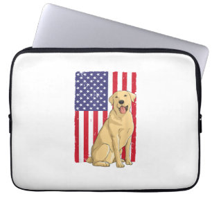 Best Labrador For Men Women Yellow Lab Dog Retriev Laptop Sleeve