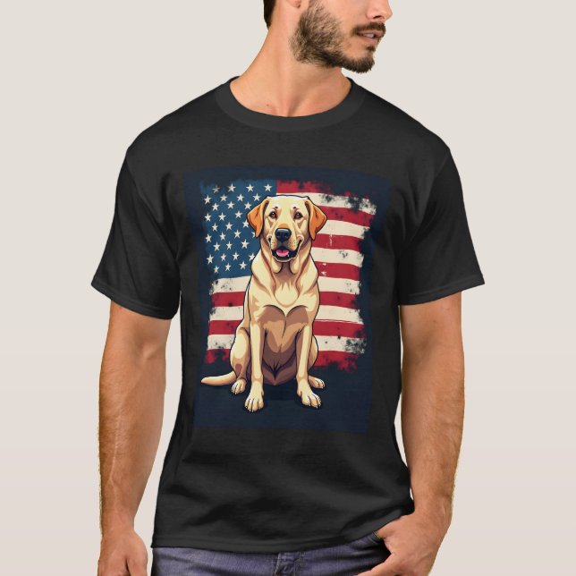 Best Labrador For Men Women Yellow Lab Dog Retriev T-Shirt (Front)
