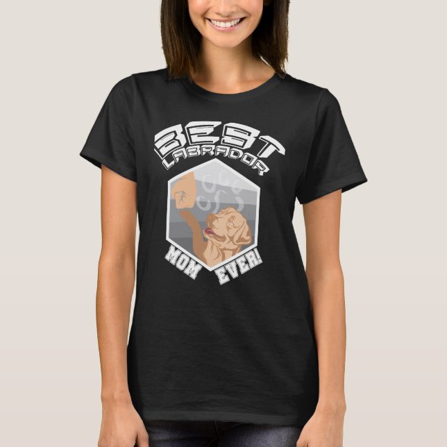 Best Labrador Mum T-Shirt (Front)