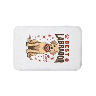 Best Labrador Parent Ever Vintage Labrador Retriev Bath Mat