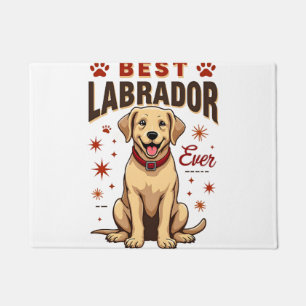 Best Labrador Parent Ever Vintage Labrador Retriev Doormat