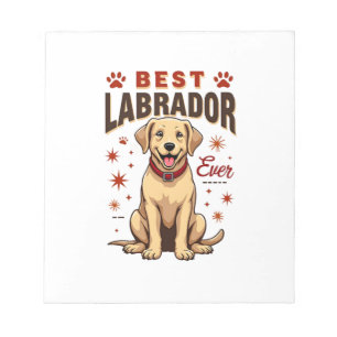 Best Labrador Parent Ever Vintage Labrador Retriev Notepad