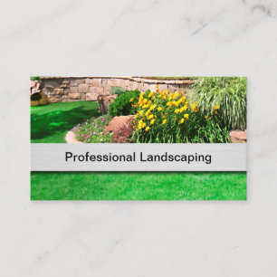 Best Landscaping Modern Business Card