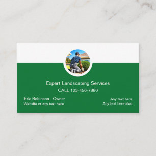 Best Landscaping Modern Business Cards