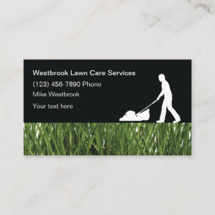 Best Lawn Care Services Business Card