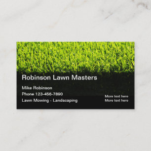 Best Lawn Mowing Services Business cards