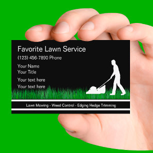 Best Lawn Services Business Cards