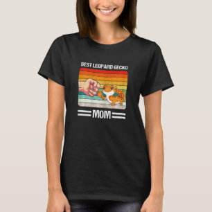 Best Leopard Gecko Mom Vintage Leopard Geckos Liza T-Shirt