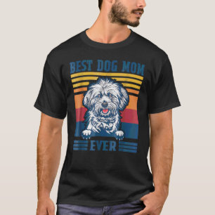Best Lhasa Apso Mum Ever Dog Mum Mother's Day T-Shirt