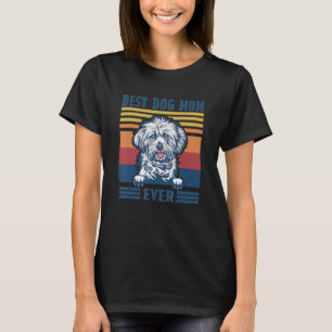 Best Lhasa Apso Mum Ever Dog Mum Mother's Day T-Shirt